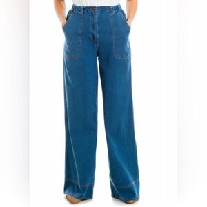 Max Studio Wide Leg Jeans